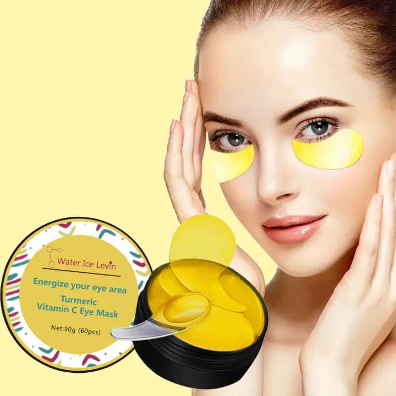 Eye mask for vitamin C curcuma Antiwrinkles Remove eye bags for dark circle Gonfiore Reduces thin lines Scratching Patch for eyes