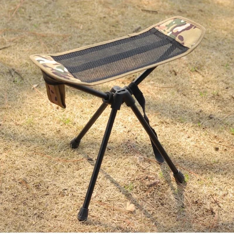 Outdoor Folding Moon Chair Camo Color Multi-Function Camping Chair Fishing Chair Portable Footrest