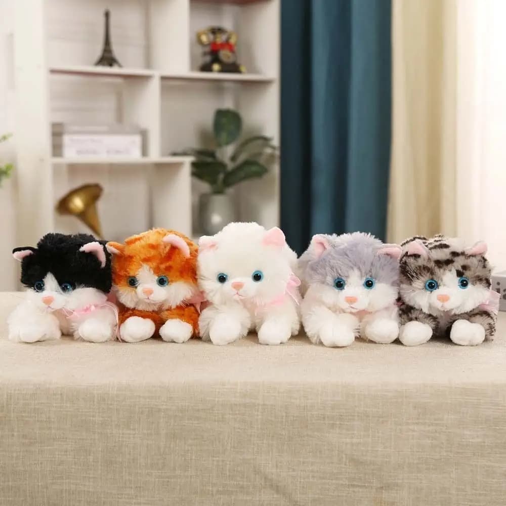 Cuscino per il sonno Placare il cuscino del divano Peluche per gatti Simulazione di gatti di peluche