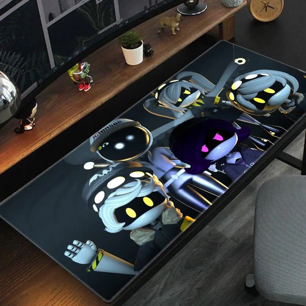 Murder Drones Mousepad Boy Pad Natural Rubber Gaming mousepad Desk Mat Size for Gameing World of tanks CS GO Zelda