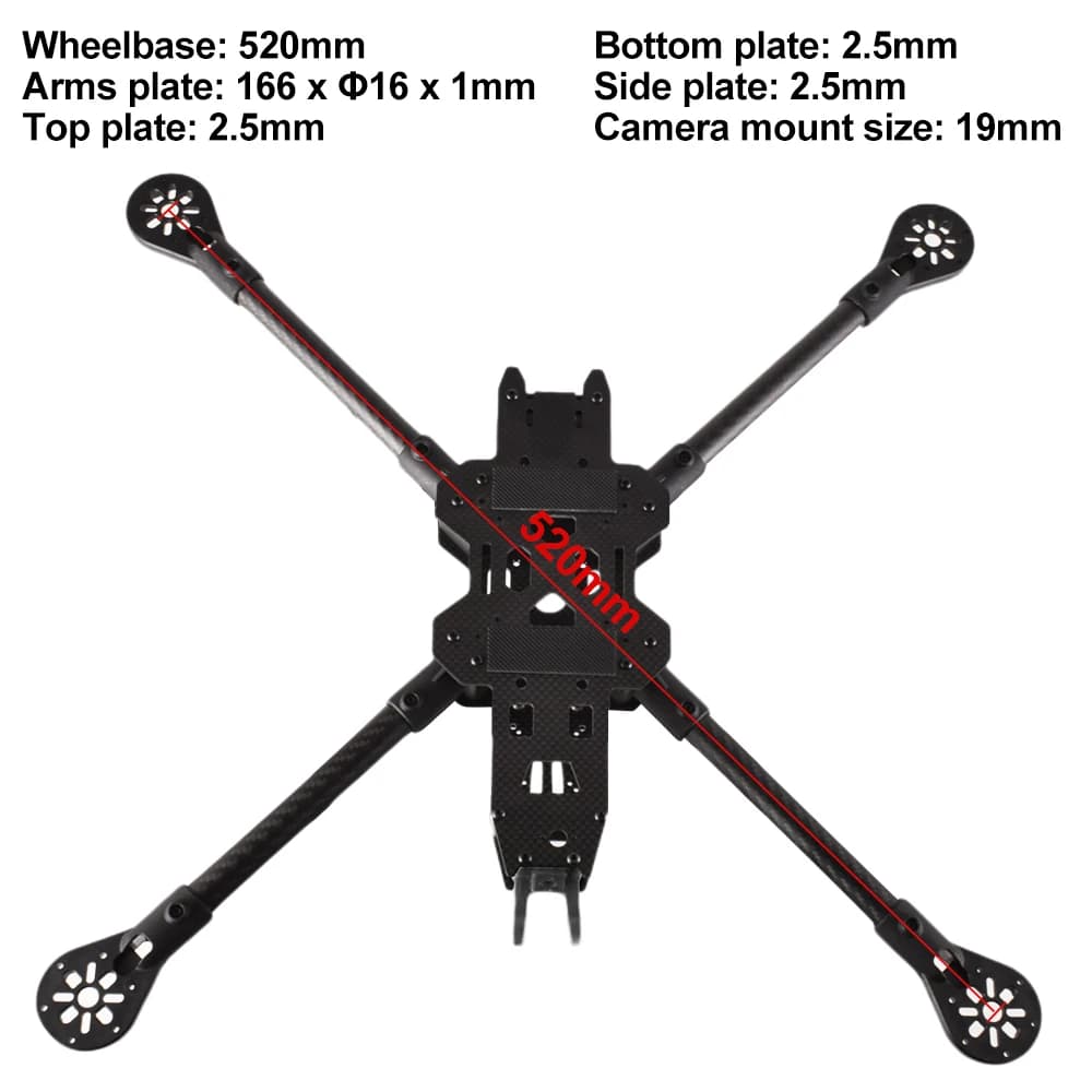 9IMOD FPV Freestyle Frame Kit Drone Frame 7/8/9/10/13/15 pollici Fibra di carbonio fai da te