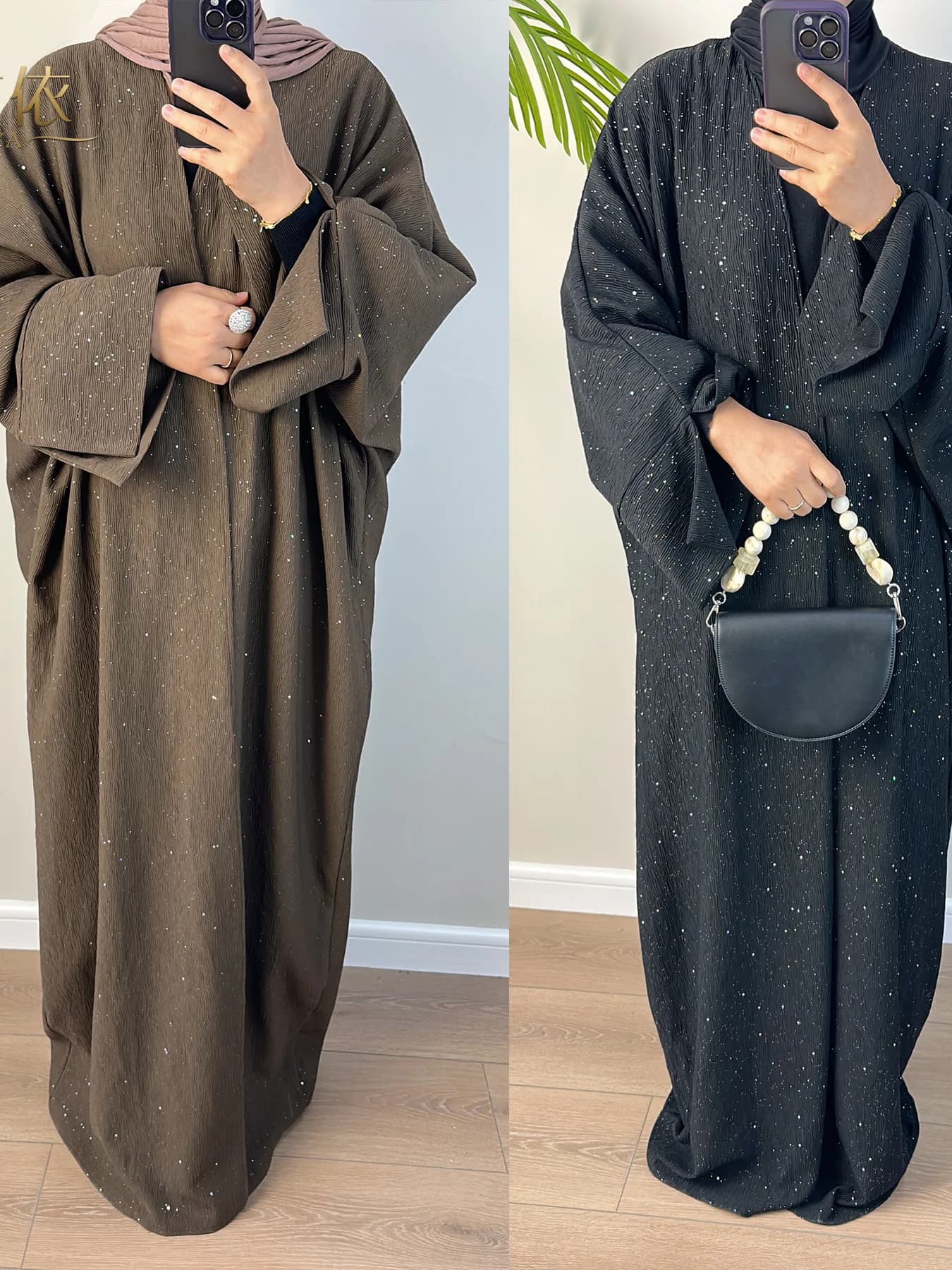 Loriya Dubai tiro kiye abito musulmano autunno inverno elegante Cardigan addensato abbigliamento tradizionale mediorientale