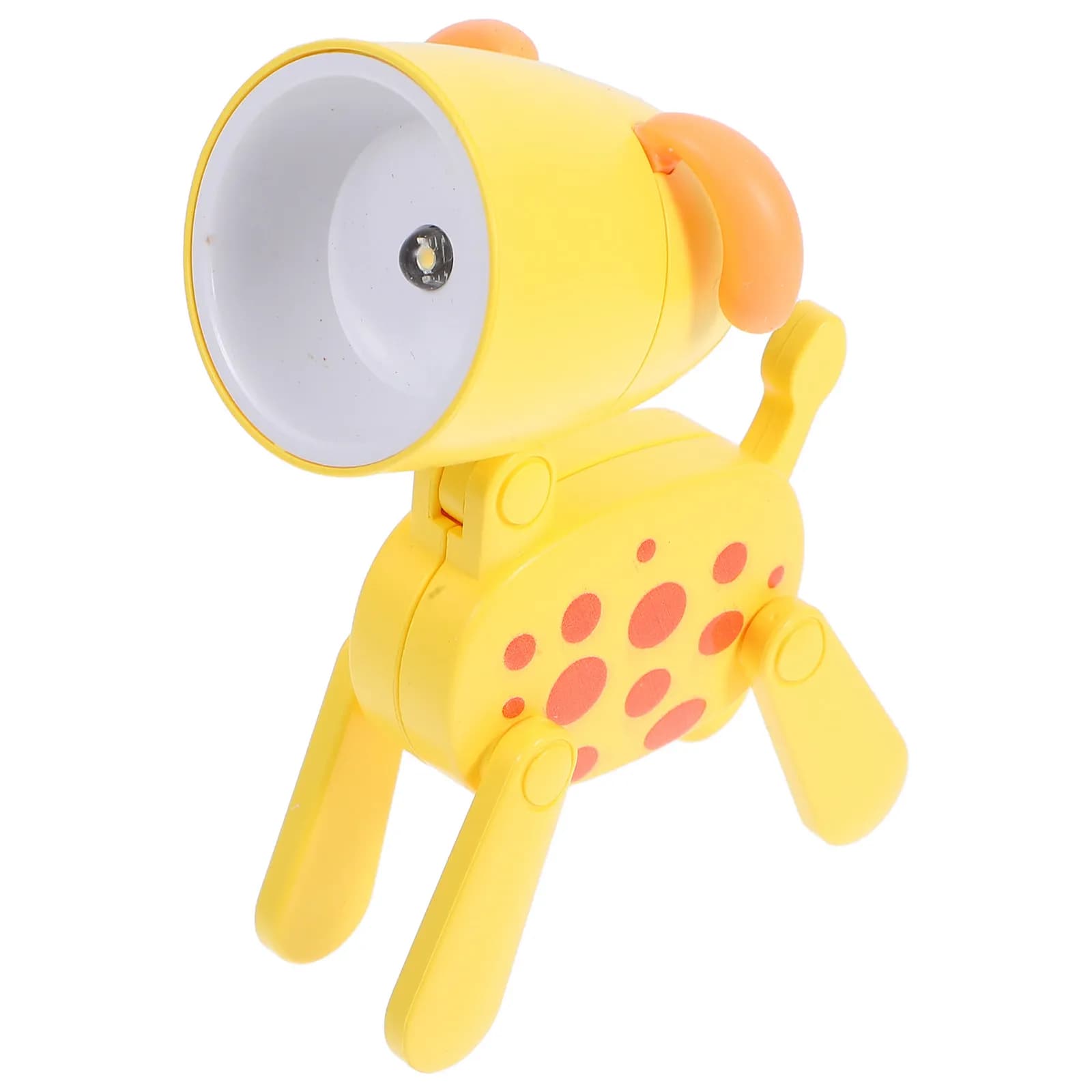 LED Mini Night Light Dog Shaped Foldable Reading Lamp for Kids Room Nursery Desk Bedside Adjustable Head Cute Desk Lamp