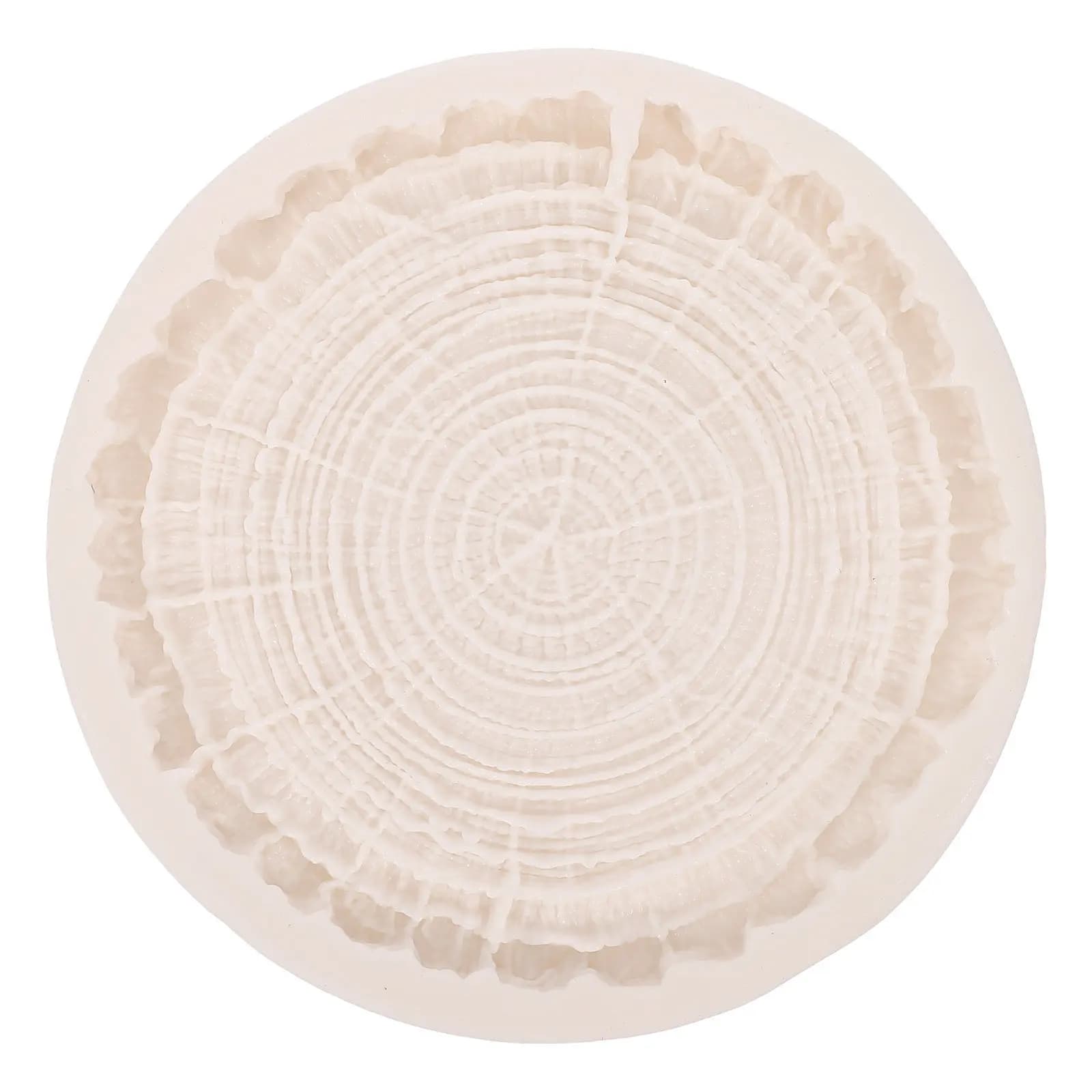 Tree Stump Shaped Silicone Mold Heat Resistant Flexible Easy Release for Chocolate Resin Candles Fondant Cakes Mousse Baking