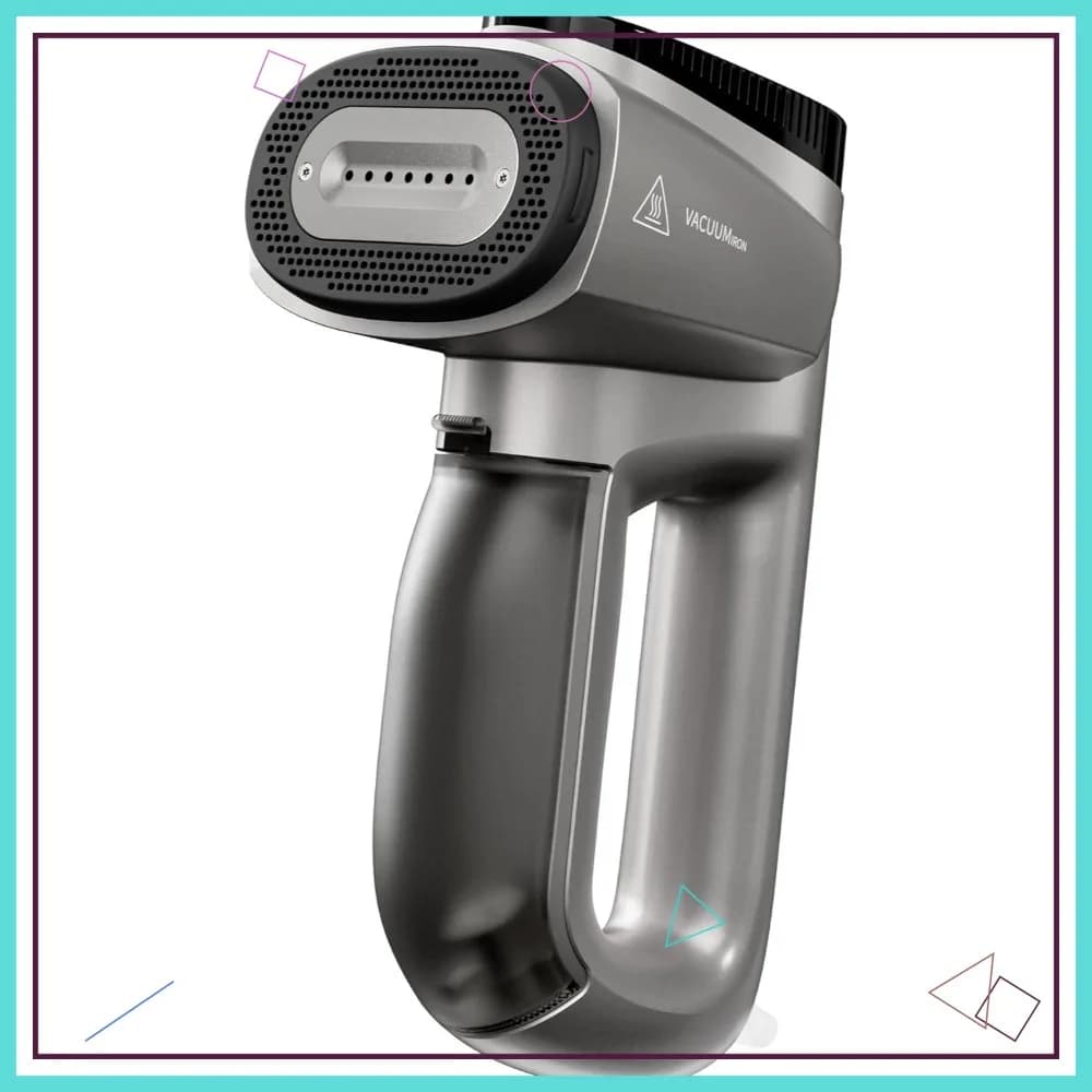 Vaporizzatore Portatile per Vestiti, Stiratore e Ferro da Stiro 2-in-1, Serbatoio da 118ml, Aspirazione 2300Pa per Viaggi Senza Pieghe, 110-120V