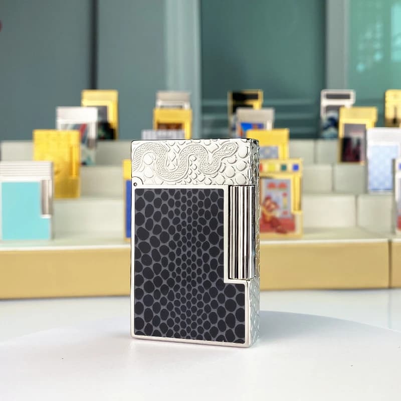 Langsheng lighter in pure copper personalized gift for the original vintage high-end steel ring