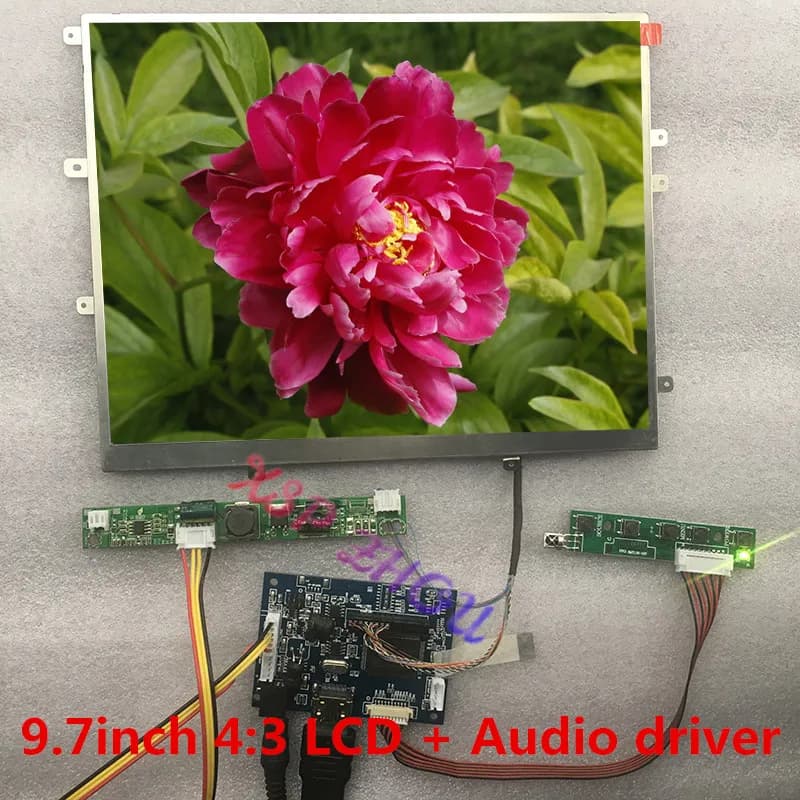 HDMI Audio 9.7 "inch 1024*768 HD scherm 4:3 LCD controller LP097X02 LTN097XL01 HDMI monitor driver card for Raspberry Pi
