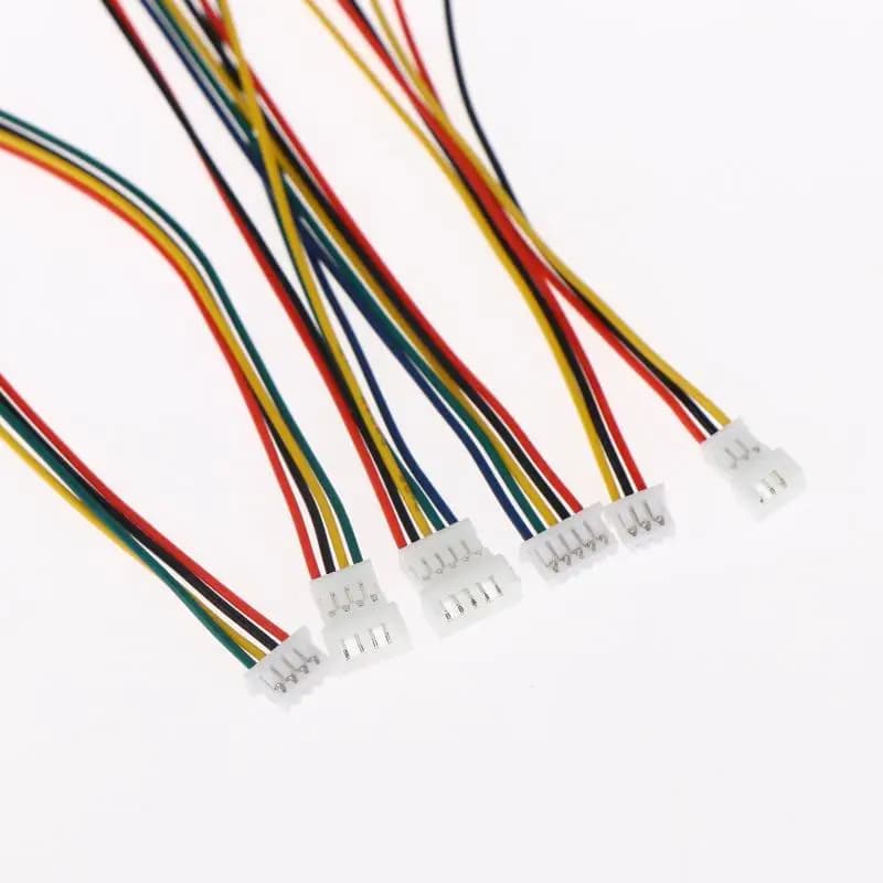 10 Pezzi Mini Connettore Micro JST 1.25mm Cavo 2 3 4 5 6 Pin Maschio Femmina Portatile per Parti di Elicotteri RC