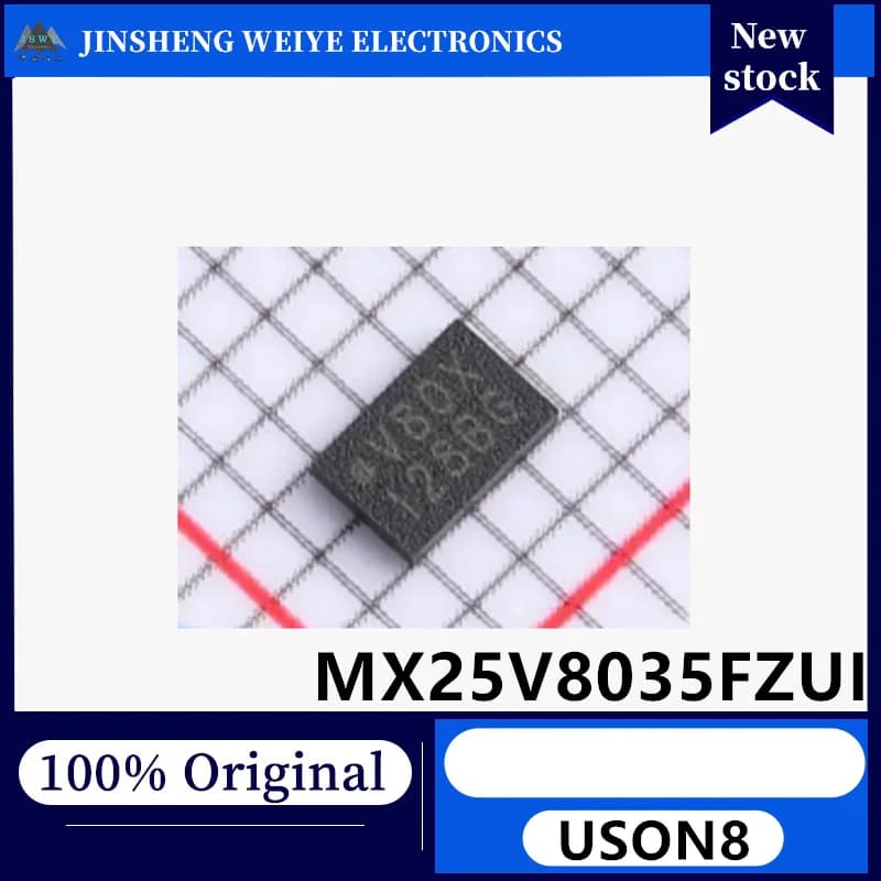 (5/20 pezzi) MX25V8035FZUI V80X USON8 64Mbit 1.8V SPI NOR Flash, nuovo originale disponibile in magazzino