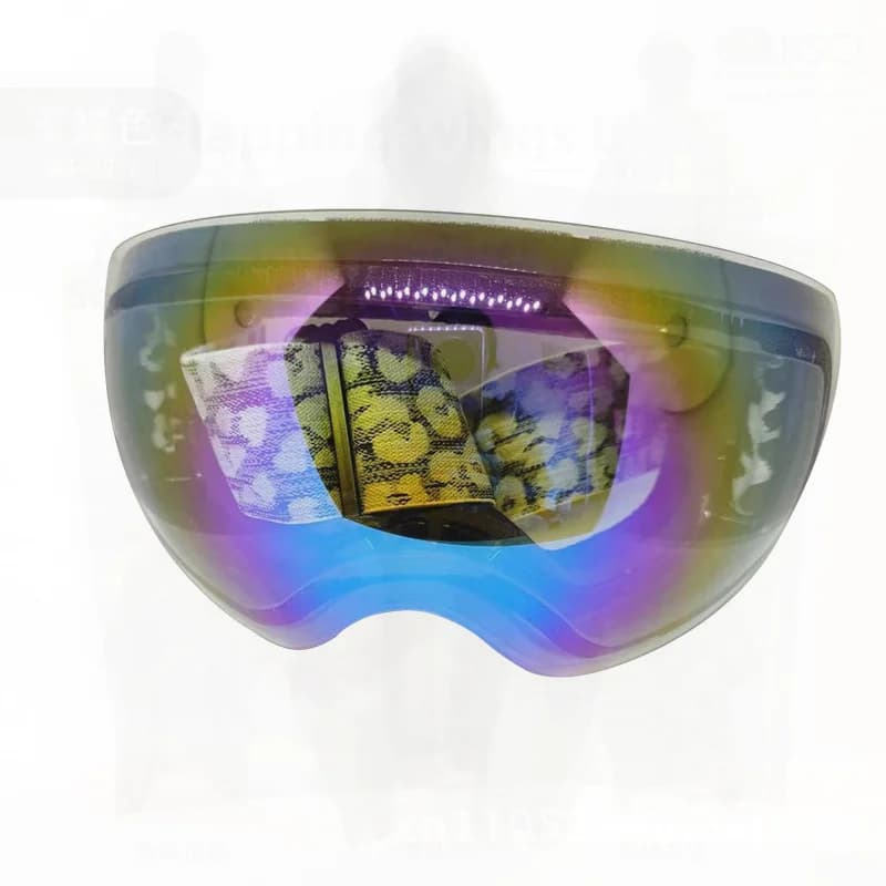 Occhiali da sci unisex Antiappannamento Occhiali protettivi per alpinismo moda monostrato Materiale PVC regolabile per radiazioni per adulti