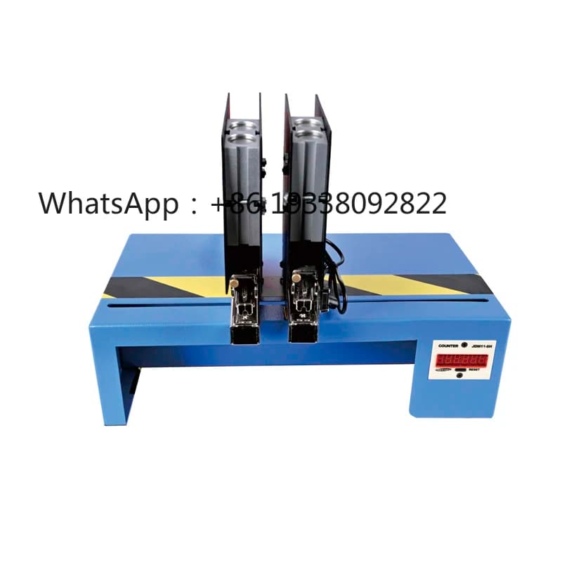 300 Times/Min Continuous Binding Work 1-3mm Thickness Single/Dual/Triple Head Options Automatic Pneumatic 10# Stapler Machine