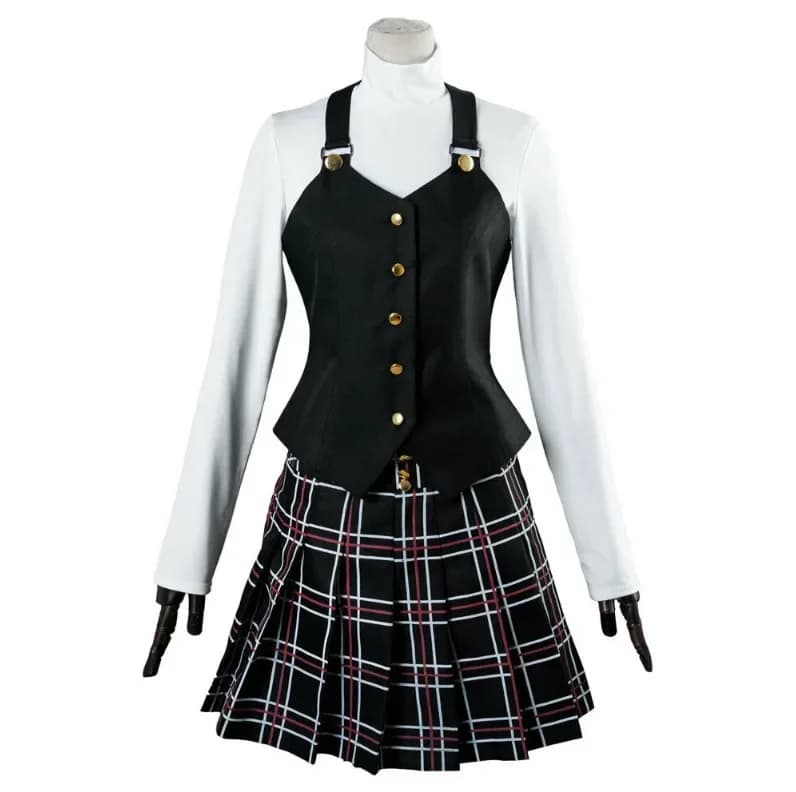 Costume cosplay Persona 5 Queen Makoto Niijima Costume cosplay per donna Uniforme scolastica Costume da festa di carnevale di Halloween