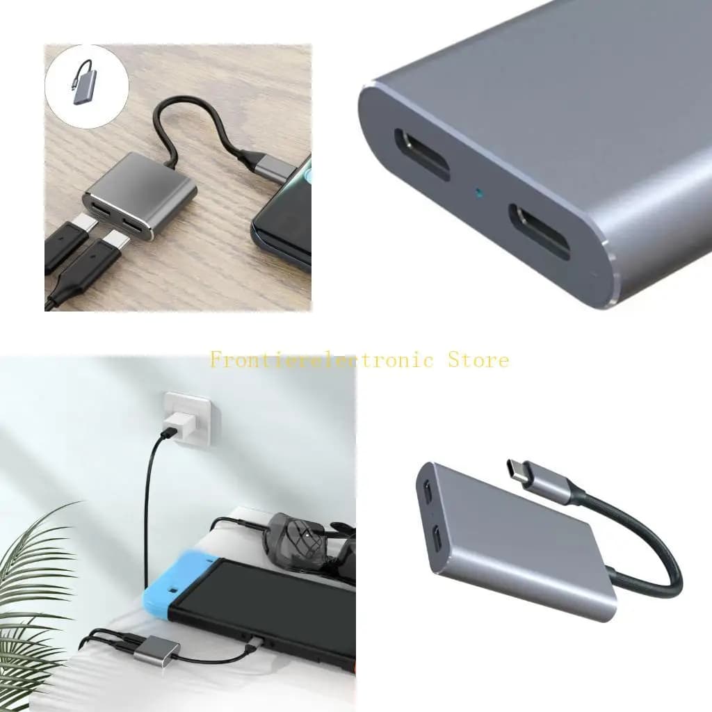 Hub USB C G8DB Display 4K to 60 Hz Quick Charging from 100 W for Play Systems Mobile Devices Aluminum Construction to
