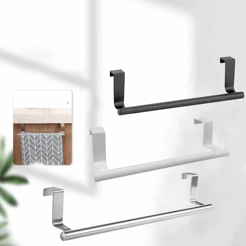 Towel rack over the towel rack hangers stainless steel bathroom kitchen closet towel rack clothes hangers