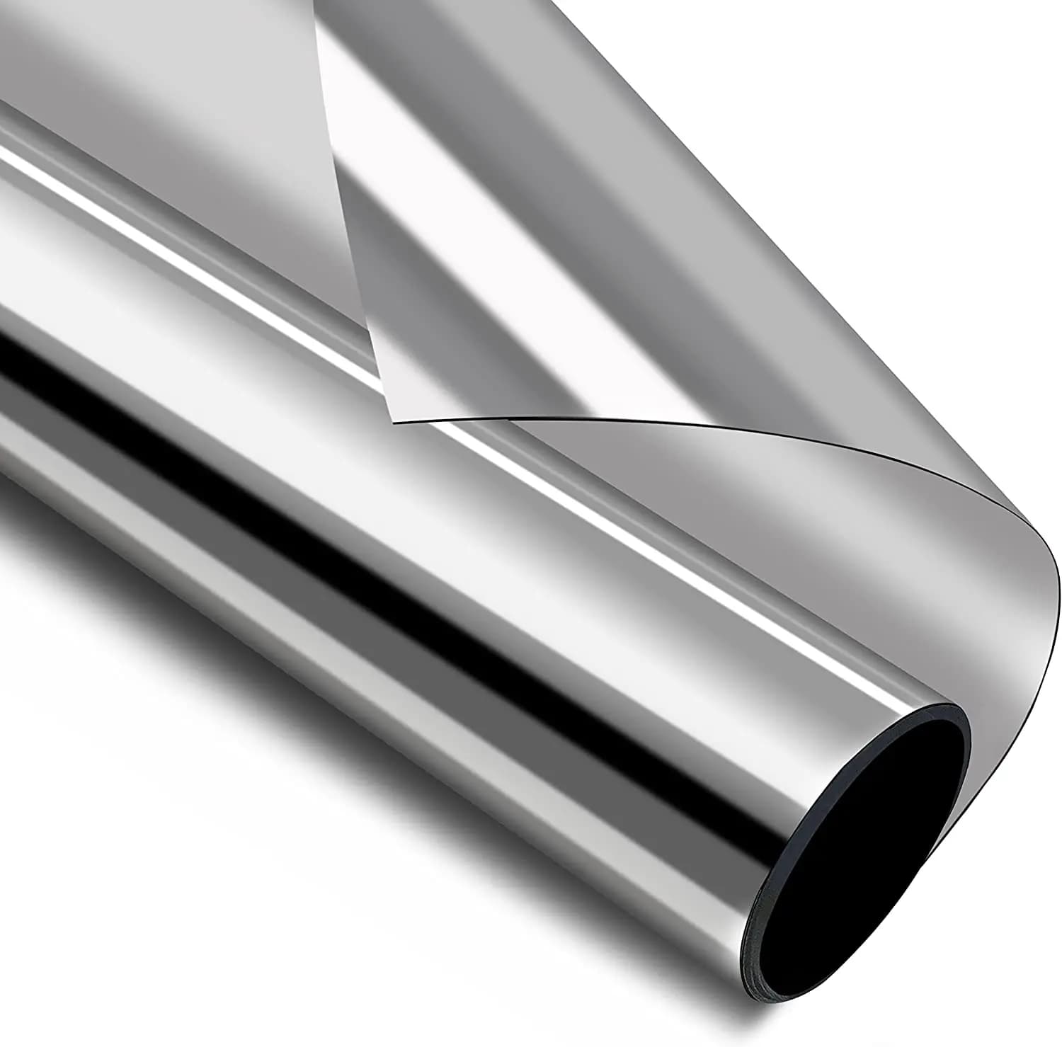Pellicola per vetri Privacy argento trattamenti per tinta a specchio unidirezionale controllo del calore UV che blocca il sole porta in vetro oscurante riflettente per la casa