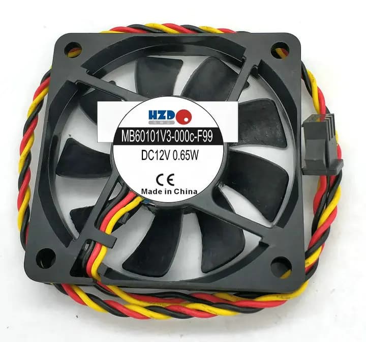 HZDO 6010 12V 0,65W MB60101V3-000c-F99 ventola di raffreddamento 60*60*10mm Pelle di calore per laptop