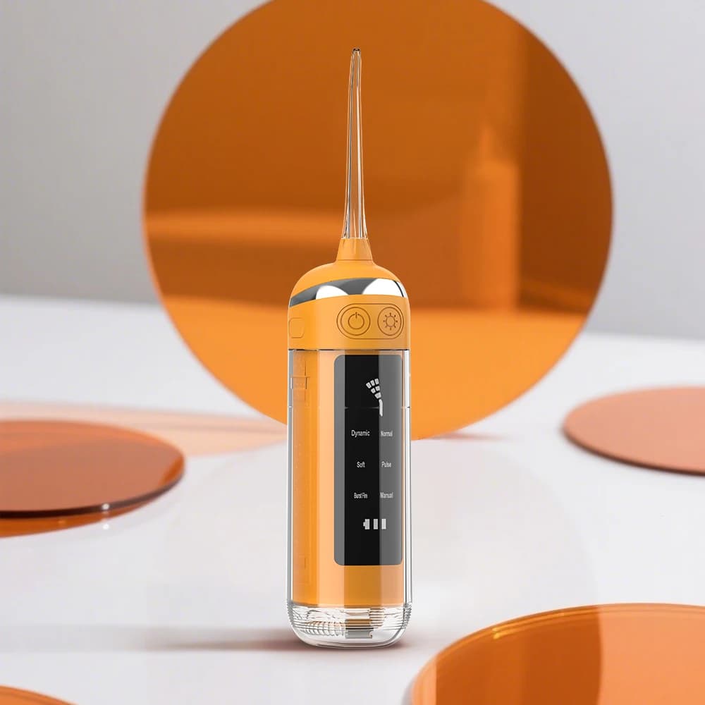 Dispositivo portatile per risciacquo orale da 180 ml, detergente dentale impermeabile con serbatoio ricaricabile a 6 velocità, ideale per uso domestico e in viaggio