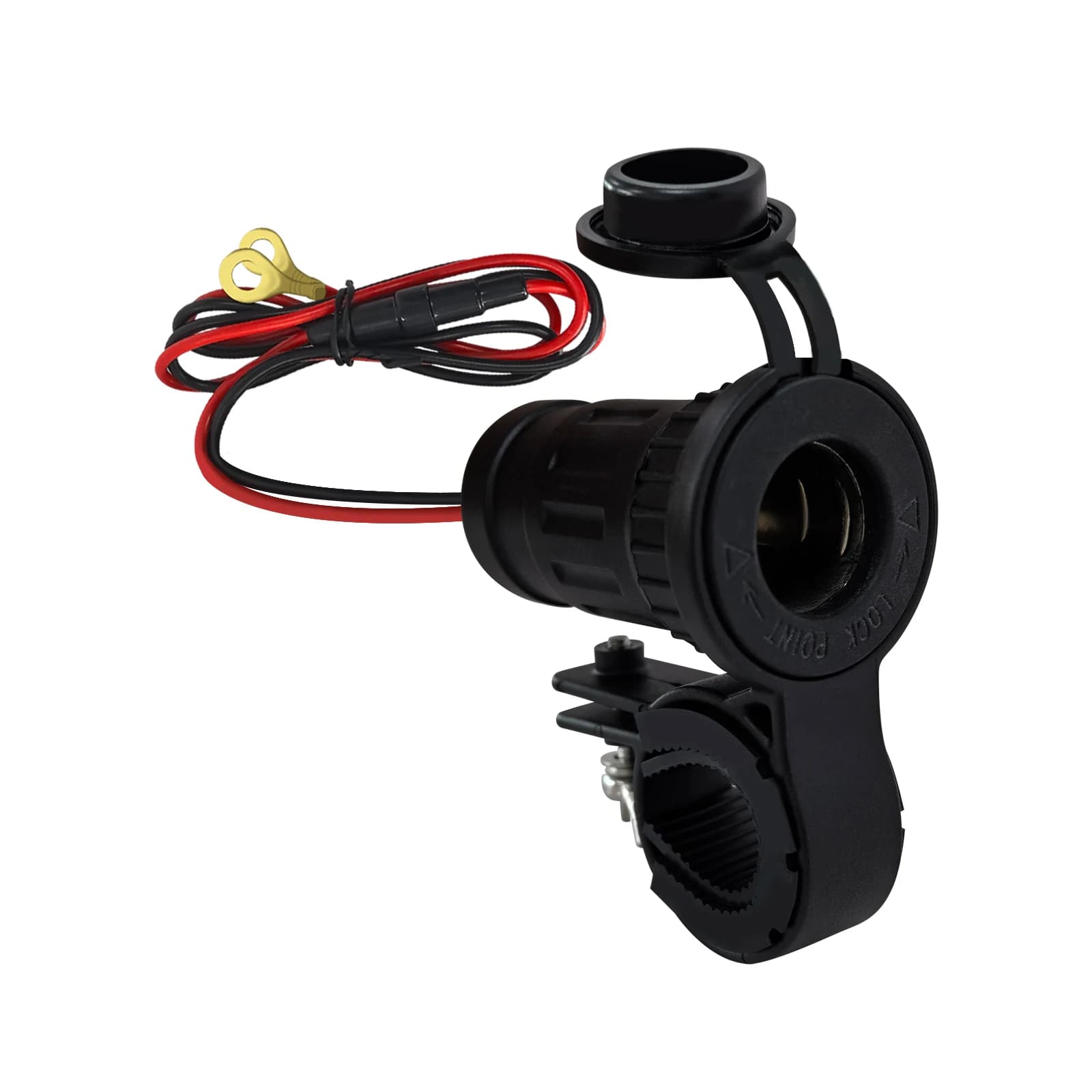 12V-24V Cigarette Lighter Motorcycle Handlebar Waterproof Power USB Charger Socket Type-C Quick Charger PD100W 60W QC36W Adapter