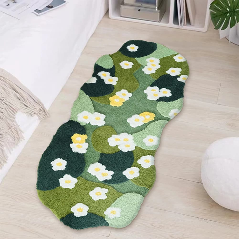 Soft Carpet for Bedroom, Three-dimensional Carpet in Felpa, Decorative Carpet for Home Entrance