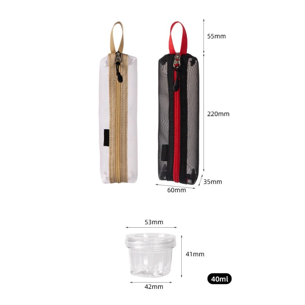 Set di contenitori per spezie modulari per esterni (5 pezzi) - Barattoli di spezie impilabili per bottiglie di condimenti portatili pratiche da picnic in viaggio