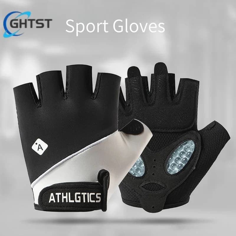 Cycling Gloves Half Fin Electric Scooter Body Building Anti Slip Anti Shock Street Bike Guantes Gym Outdoor Sports Unisex