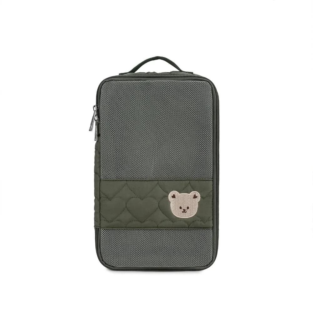 Borsa Impermeabile per Pannolini con Design Carino, Stile Sospeso per Passeggino, Multipli Scomparti e Contenitori Separati