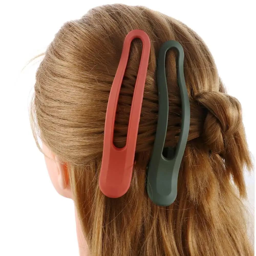 Large & Elegant Plastic Hair Clips, Color Candy, for Girls & Women, Beak Clip for Face Washing