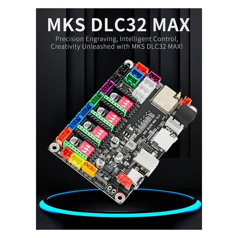 MKS DLC32 MAX CNC Router Card Laser Engraving Machine 4- Controller Laser Engraver for Wood Processing Motherboard-A33R