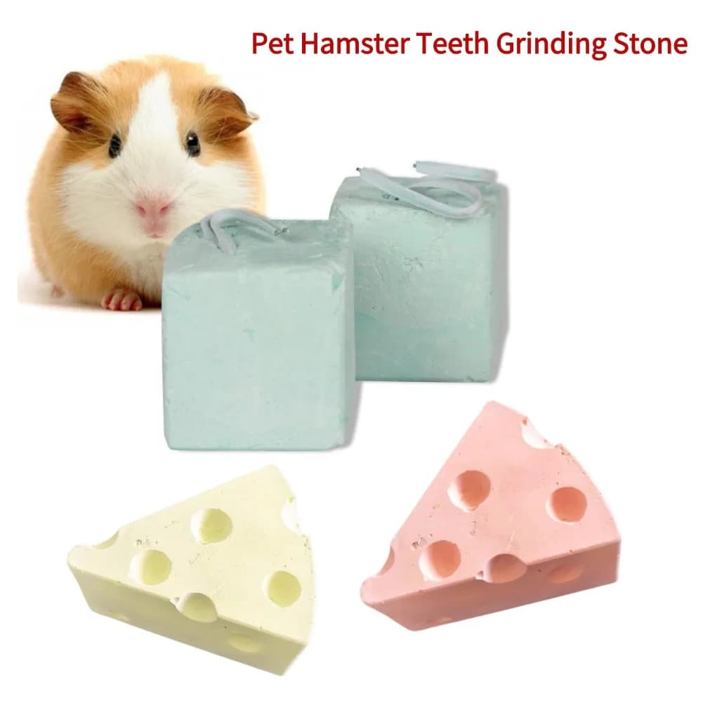 Denti minerali naturali Pietra molare Cavia Criceto Denti di coniglio Pietra abrasiva Piccolo animale domestico Cura dentale Giocattoli da masticare Cura dentale degli animali domestici