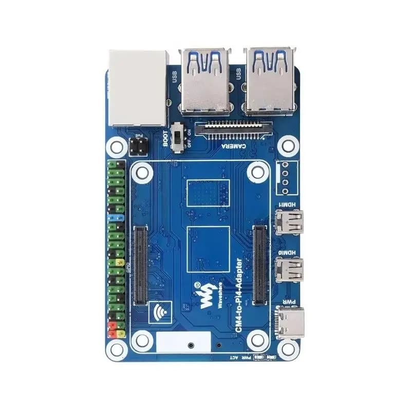 Raspberry Pi CM4 To Pi4B Adapter Expansion Board Dual HDMI For Raspberry Pi 4B