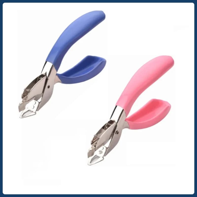 Mini levapunti professionale portatile duraturo estrattore cucitrice strumento di rilegatura metallo resistente durevole e confortevole