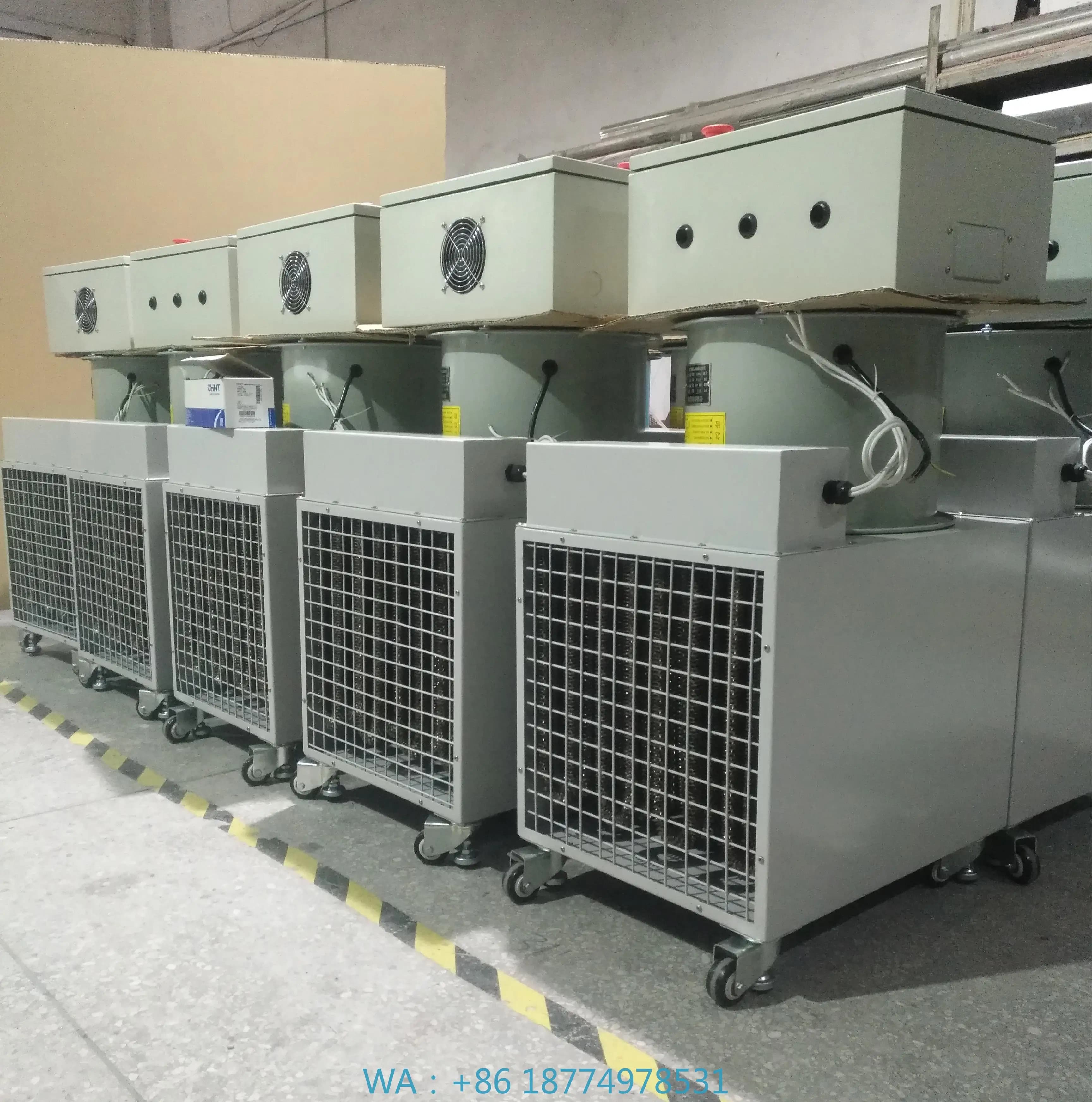 Ventilatore Riscaldatore a ventola con motore 380V in acciaio inossidabile per serra ChickenDirect Produzione in fabbrica 12KW Elettrico 60 ℃ Riscaldatore ad aria calda