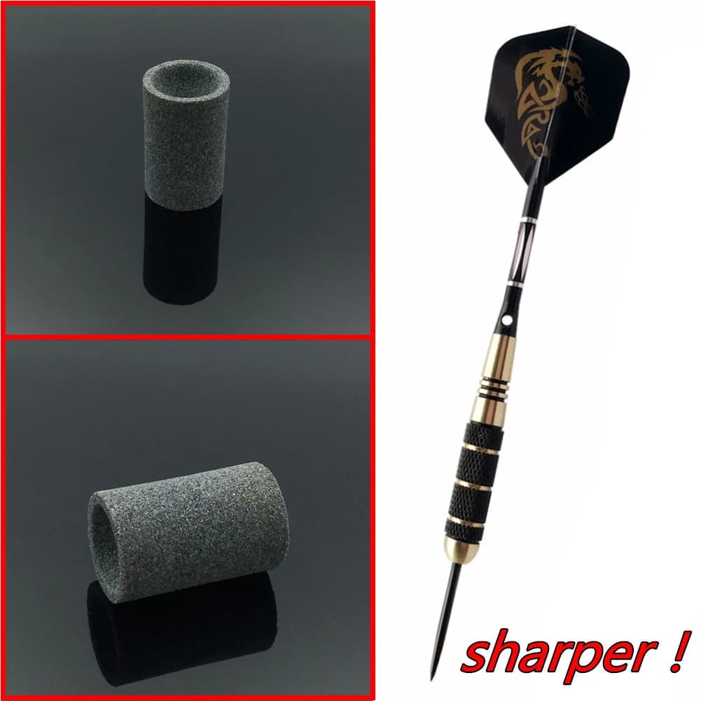 6Pcs Round Sharpeners Grinding Stone Point Sharpener for Sharpening Steel Tip and Removing Barbs