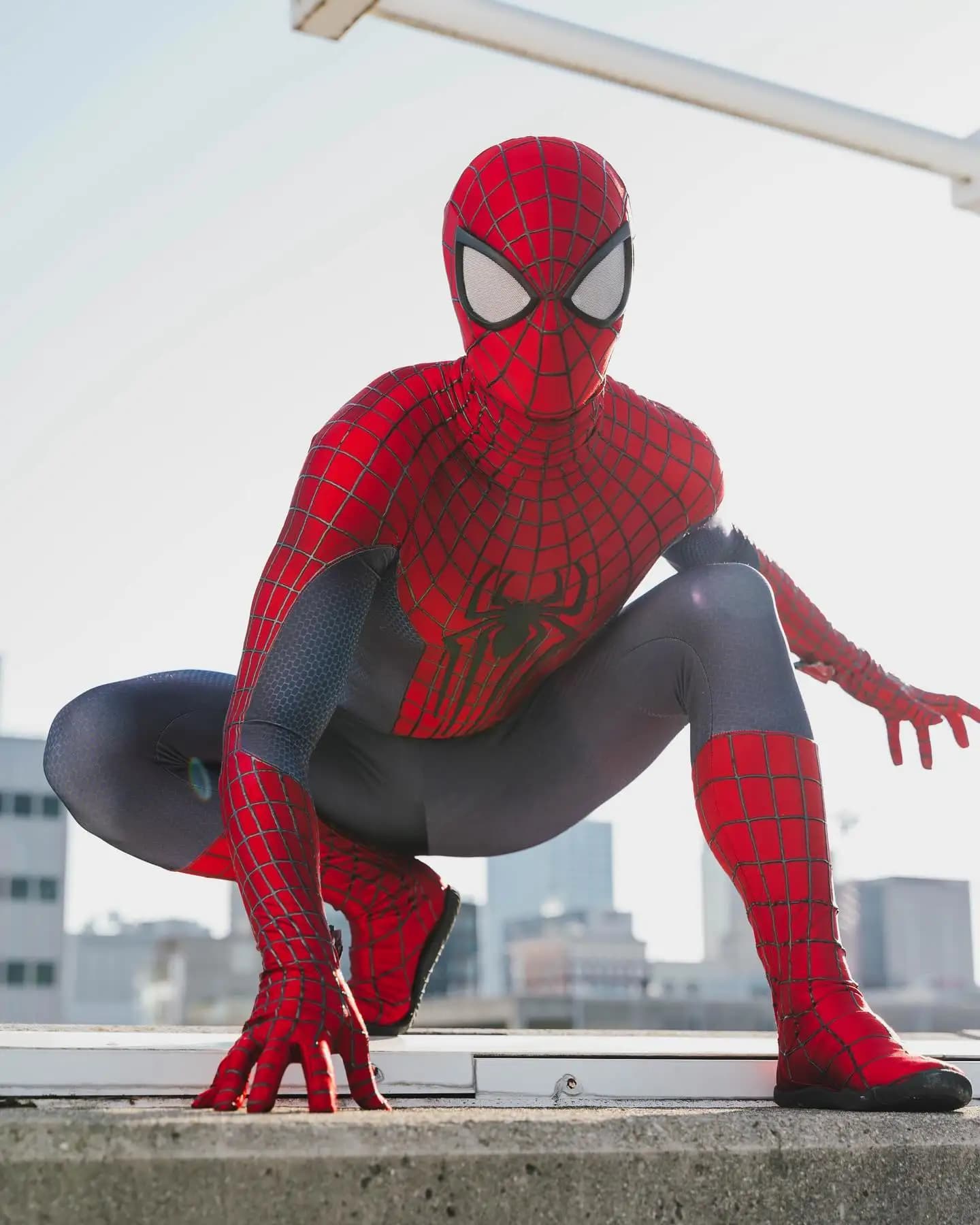 Maschera 3D Halloween Uomo TASM Spider Costume Cosplay Supereroe Tuta Zentai per Adulti Ragazzi Maschi Body Intero