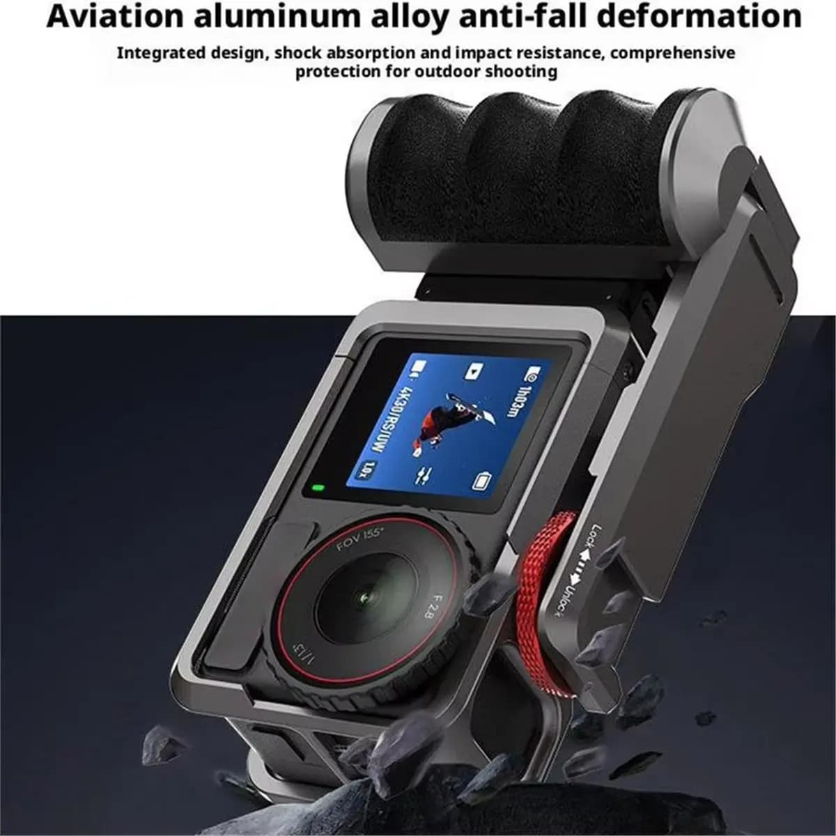 Handle Grip Street Photography Camera Component Aluminum Accessories Photography Handle Aluminum Alloy