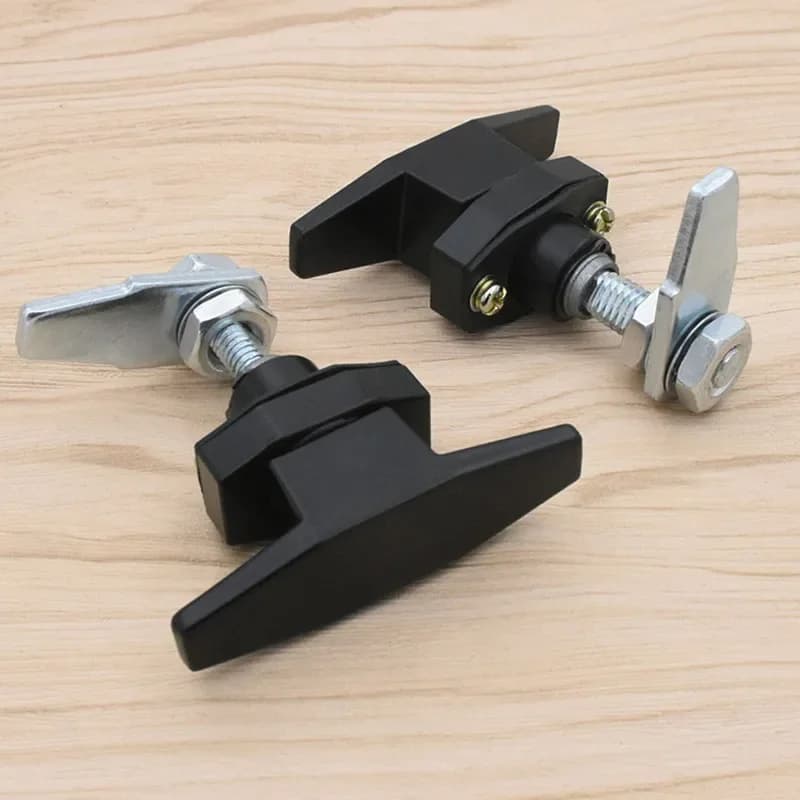 MS309-2 Zinc Alloy Keyless Cabinet Cam Lock Cylindrical Tongue Lock Distribution Cabinet Door Lock Toolbox Knob Lockset