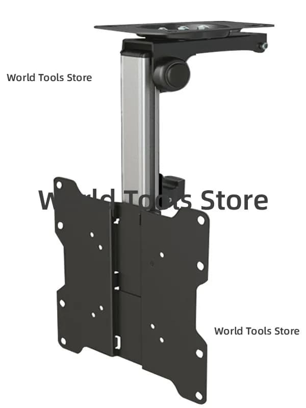 RV Folding Bracket 17-37 Inch TV Hanger Car Monitor Ceiling Lift Stand Kitchen Dining Caravan Motorhome TV Holder RV Accessories