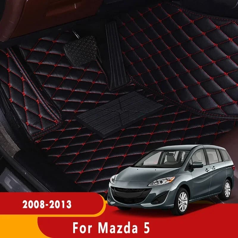For Mazda 5 2013 2012 2011 2010 2009 2008 (7 seats) Car Floor Mats Auto Carpets Interiors Accessories Custom Rugs Pads Covers