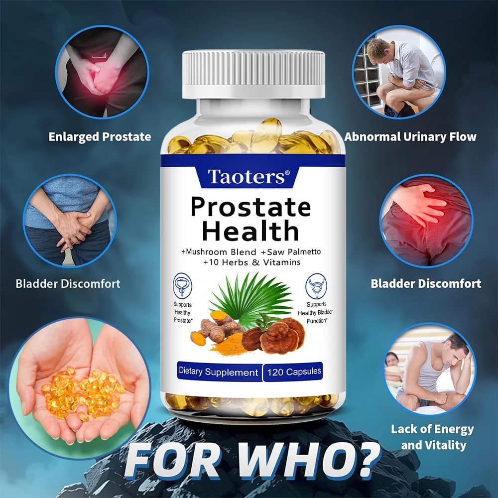 Saw Palmetto extract capsules, prostate health supplement, urinary traffic support, promotes prostate health