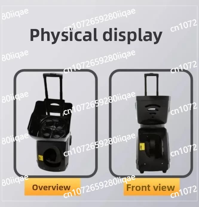 E500 Macchina per lanciare palline da tennis, telecomando automatico, programmabile, per esercitarsi
