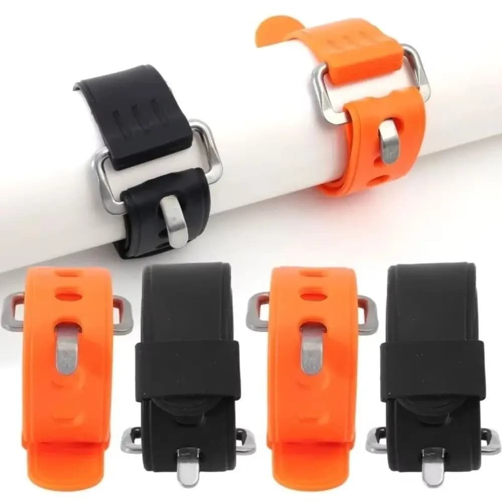 Belt Buckle Rubber Tension Strap Adjustable Quick Release Tool Cargo Tie-Down Strap Silicone 35/45/55cm Utility Belt