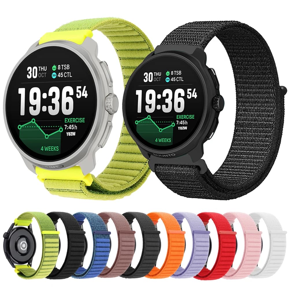 20 22 mm nylon watch strap for RUN/9 PEAK PRO/5 PEAK/VERTICAL/3 woven sports strap