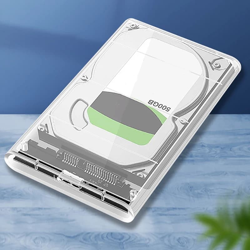 HDD Case For Hard Box 2.5 Inch HDD Enclosure SATA To USB 3.0 Type-C 3.1 External Hard Drive Case