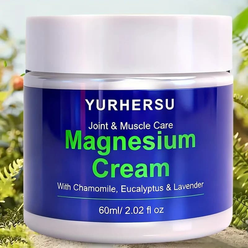 Magnesium Joint and Muscle Cream，Lavender、Eucalyptus、Collagen formula，Deeply moisturizing and non-greasy，Suitable for the feet、L