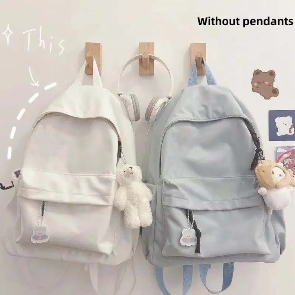 Nuovo zaino scolastico in tela Zaino con ricamo margherita Borsa da viaggio portatile di grande capacità per adolescenti