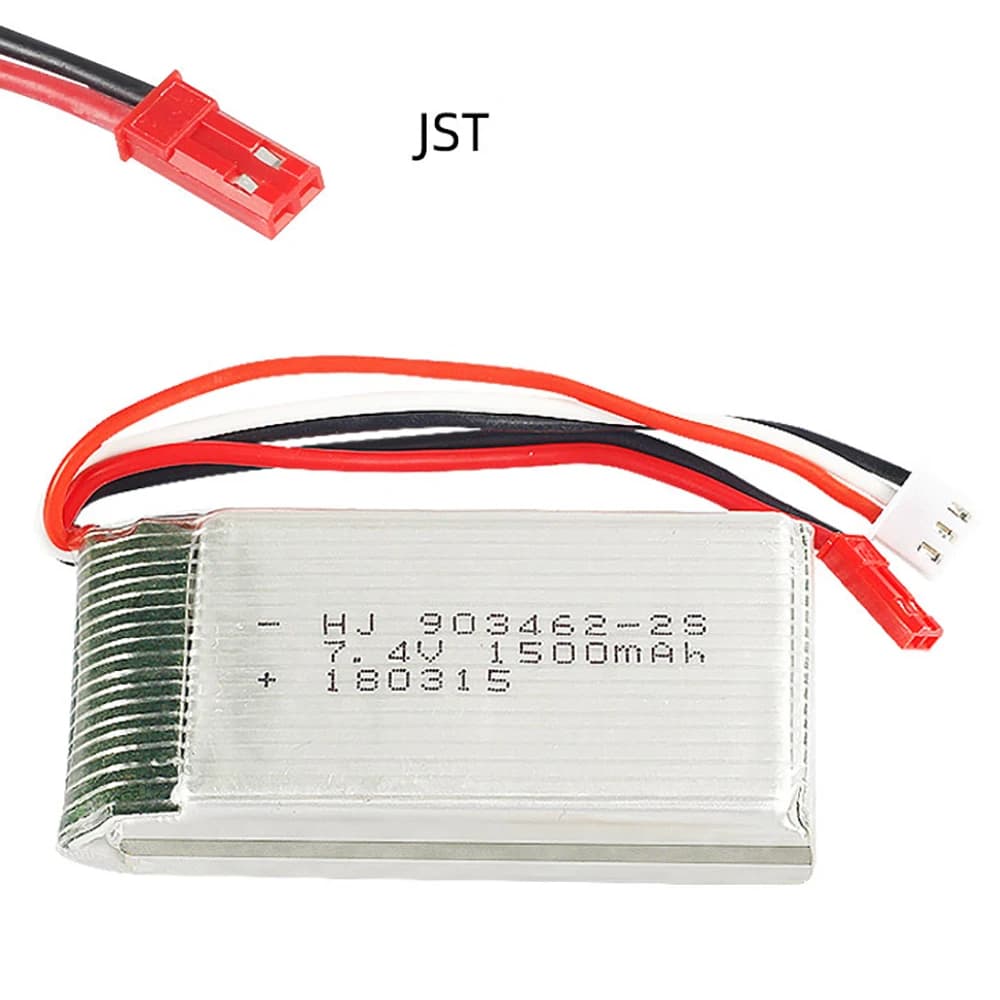 7.4V 1500mah Lipo Battery For Wltoys V913 L959 L969 L979 L202 K959 TY923 HJ816 HJ817 W609-7 LS-128 Toy Car Parts