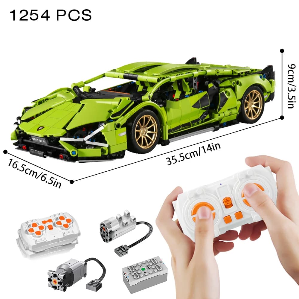Technician 1:14 Race Car Model Building Blocks Matters MOC City Vehicle Supercar Adult Toy for Boy Kids Gift