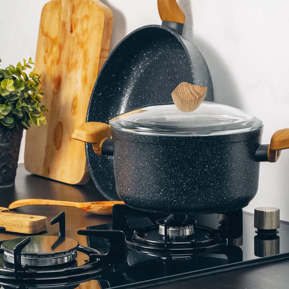 Set di 4 Manopole per Coperchi di Pentole, Design Ergonomico, Resistenti al Calore, per Pentole, Padelle e Casseruole