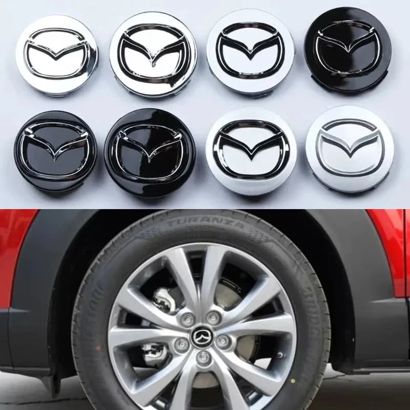 Coprimozzo da 52mm 56mm per Mazda Atenza MX3 CX5 2 3 6 323 626 RX8 CX3 RX7 Protege Axela Speed 6
