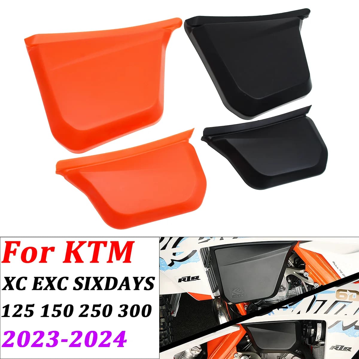 2024 NUOVA Moto serbatoio Olio sinistra e destra copertura protettiva shell Per KTM XC125 XC250 XC300 EXC150 EXC250 EXC300 SEI GIORNI